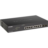 D-Link DGS-1100-10MPV2 Administreret L2 Gigabit Ethernet (10/100/1000) Strøm over Ethernet (PoE) 1U Sort, Switch Administreret, L2, Gigabit Ethernet (10/100/1000), Strøm over Ethernet (PoE), Stativ-montering, 1U