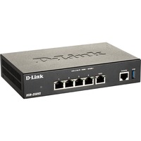 D-Link DSR-250V2 trådløs router Gigabit Ethernet Sort 802.11g, Ethernet LAN, Sort, Stationær router/pol router