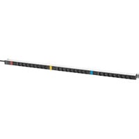 Digitus Basis IT PDU med aluminiumprofil, 27-vejs, 24x C13, 3x C19, Strømskinne Sort/aluminium
