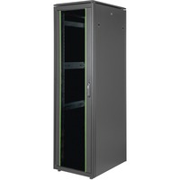 Digitus DN-19 42U-6/8-B-1 stativ Fritstående reol Sort, IT kabinet Sort, Fritstående reol, 42U, 800 kg, Sort