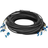 Digitus Universelt breakout fiberkabel, duplex, LC/UPC stik, singlemode OS2 Sort