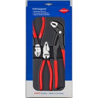 KNIPEX 00 20 10 tang Tangsæt, tang sæt Sort, Tangsæt, 3 mm, Plast, Rød, 170 mm, 4 cm