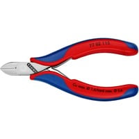 KNIPEX Elektronisk sideskærer 77 02 115, Skære tang Rød/Blå