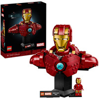 LEGO Iron Man MK4-buste, Bygge legetøj Byggesæt, 18 År, Plast, 436 stk, 550 g
