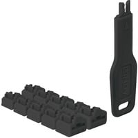 Lindy RJ45 portlås (10 stk.) med nøgle, Slot Sort