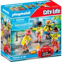 PLAYMOBIL City Life - Redningsteam, Bygge legetøj 
