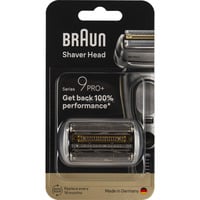 Procter & Gamble Series 9 96M Barberingshoved, Barberhovedet Sølv, Barberingshoved, 1 hoved(er), Sort, Rustfrit stål, 18 måned(er), Braun, Series 9+ Pro