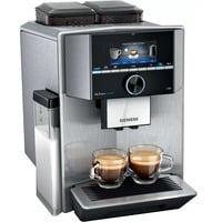Siemens EQ.9 TI9573X1RW kaffemaskine Fuld-auto Filter kaffemaskine 2,3 L, Kaffe/Espresso Automat rustfrit stål, Filter kaffemaskine, 2,3 L, Kaffebønner, Indbygget kværn, 1500 W, Rustfrit stål
