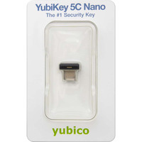 Yubico YubiKey 5C Nano, Sikkerhedsnøgle Sort