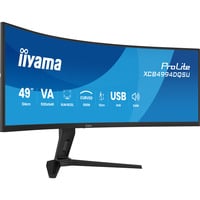 iiyama ProLite XCB4994DQSU-B1, LED-skærm Sort (mat)
