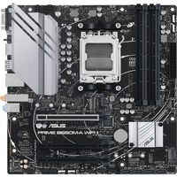 ASUS PRIME B650M-A WIFI II AMD B650 Sokkel AM5 micro ATX, Bundkort Sort, AMD, Sokkel AM5, AMD Ryzen™ 7, DDR5-SDRAM, 128 GB, DIMM