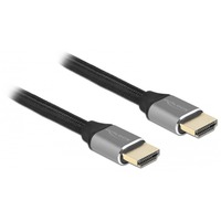 DeLOCK 83994 HDMI-kabel 0,5 m HDMI Type A (Standard) Grå grå, 0,5 m, HDMI Type A (Standard), HDMI Type A (Standard), 3D, 48 Gbit/sek., Grå