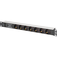 Digitus DN-95441, Strømskinne Sort/aluminium