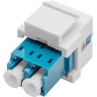 Digitus Fiberoptisk kobling, duplex, LC > LC hunstik, singlemode OS2 Blå