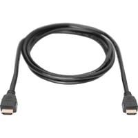 Digitus HDMI Ultra High Speed tilslutningskabel, med Ethernet, UHD 8K Sort