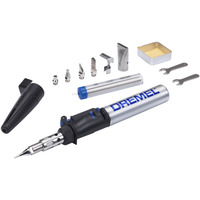 Dremel Butangas Lötkolben Versatip - Arts & Crafts Edition, Loddelampe Sølv/Sort