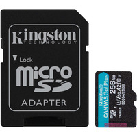 Kingston SDCG4/256GB, Hukommelseskort Sort