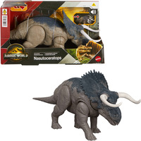 Mattel JURASSIC WORLD WILD ROAR Nasutoceratops, Spil figur Jurassic World WILD ROAR Nasutoceratops, 4 År, Flerfarvet, Plast