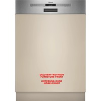 Neff S145ECS15E opvaskemaskine Delvist indbygget 14 kuverter børstet rustfrit stål, Delvist indbygget, Fuld størrelse (60 cm), Børstet stål, Rustfrit stål, Knapper, 1,75 m, 1,65 m