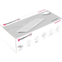 Raspberry Pi Foundation Raspberry Pi 500 Kit, Mini-PC Hvid/Pink