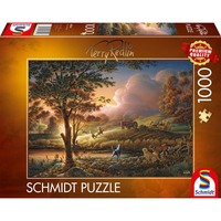 Schmidt Spiele Terry Redlin: Solgyldent over modne marker, Puslespil 