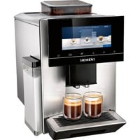 Siemens TQ903D03 kaffemaskine Fuld-auto Espressomaskine 2,3 L, Kaffe/Espresso Automat rustfrit stål/Sort, Espressomaskine, 2,3 L, Kaffebønner, Indbygget kværn, 1500 W, Rustfrit stål