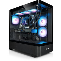 Thermaltake PC-000097-DE, Gaming PC Sort/gennemsigtig