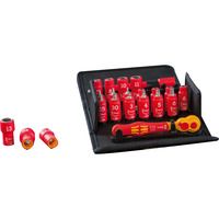 Wera 8100 SA VDE 1 Zyklop skraldesæt, 1/4", Værktøjssæt Sort/Grøn