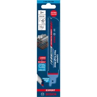 Bosch 2 608 900 366 stiksav, rullesav & sabelsavklinge Saber savklinge Karbid 3 stk Saber savklinge, Støbejern, Stål, Karbid, Blå, 10 cm, 3 mm