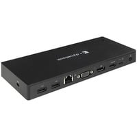 Toshiba Dynabook USB-C Dock renoveret, Docking station Sort