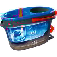 Vileda H2PrO Spin Mop Sæt, Gulvvasker Sort/Rød