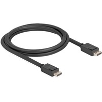 DeLOCK DisplayPort 2.1 kabel stik > DisplayPort stik, 16K, 80 Gbps Sort