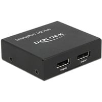 DeLOCK DisplayPort-splitter 1.2 > 2x DisplayPort 4K, DisplayPort splittere Sort