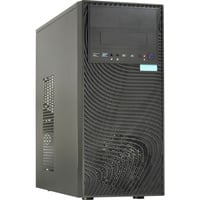Inter-Tech 88881379, Towerkabinet Sort