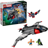 LEGO Marvel Super Herores Avengers: Doomsday Quinjet, Bygge legetøj 