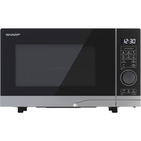SHARP YC-PG204AE-S, Mikrobølgeovn Sølv/grå