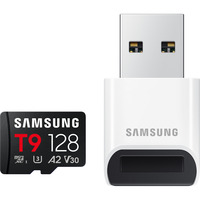 Samsung T9 microSDXC 128 GB, Hukommelseskort Sort