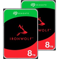 Seagate IronWolf NAS 2 x 8 TB Bundle, Harddisk 