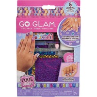 Spin Master Go Glam Foil Nails, Klippe og klistre Cool Maker Go Glam Foil Nails, Manicuresæt til børn, 7 År, Flerfarvet