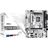 ASRock B760M-HDV/M.2 WHITE, Bundkort Hvid
