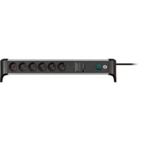 Brennenstuhl Strømskinne Sort/aluminium