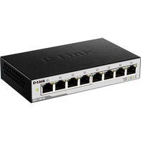 D-Link DGS-1100-08V2 Administreret L2 Gigabit Ethernet (10/100/1000) Sort, Switch Administreret, L2, Gigabit Ethernet (10/100/1000)