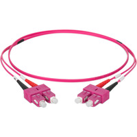 Digitus LWL patchkabel, duplex, SC > SC stik, multimode OM4 Violet