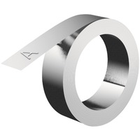 Dymo 12mm Aluminum w/Adhesive Tape etiketbånd Aluminium, Aluminium, Kina, 3,65 m, 10 stk, 60 mm