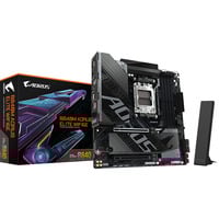 GIGABYTE B840M A ELITE WIFI6E, Bundkort Sort/Sølv