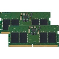 Kingston ValueRAM KVR48S40BS6K2-16 hukommelsesmodul 16 GB 2 x 8 GB DDR5 4800 Mhz Grøn, 16 GB, 2 x 8 GB, DDR5, 4800 Mhz, 262-pin SO-DIMM