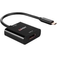 Lindy 43269 USB grafisk adapter 3840 x 2160 pixel Sort, Konverter Sort, USB Type-C, Udgang DisplayPort, 3840 x 2160 pixel