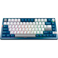 Montech MK PRO 75, Gaming-tastatur Blå/Hvid, DE-layout, Gateron G Pro 3.0 Gul