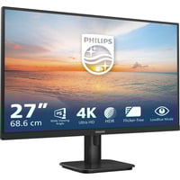 Philips 27E1N1800A/00 computerskærm 68,6 cm (27") 3840 x 2160 pixel 4K Ultra HD LED Sort, LED-skærm Sort, 68,6 cm (27"), 3840 x 2160 pixel, 4K Ultra HD, LED, 4 ms, Sort