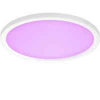 Philips Hue Hue White & Color Ambiance Surimu rund panel lampe, LED lys Hvid